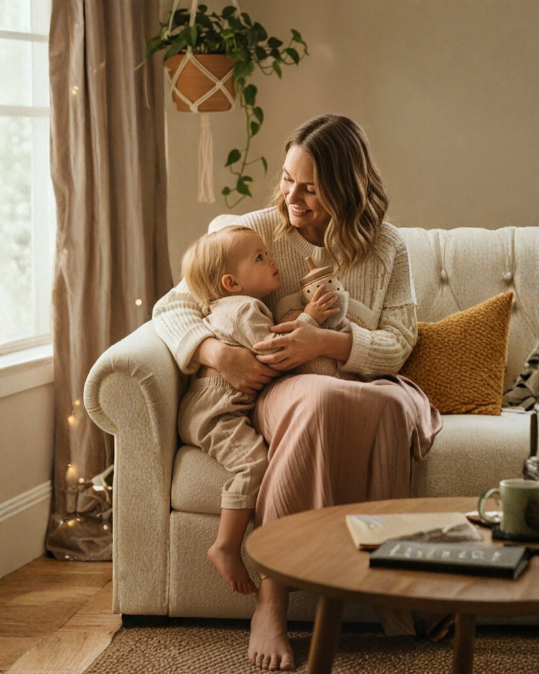 Mãe e bebê em momento de vínculo